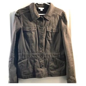 Loft Gray Denim Blazer